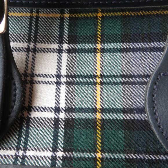 The Cambridge Satchel Company Navy and Plaid Satchel - Picture 6 of 6